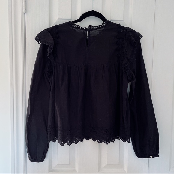 Zara lace insert blouse - Picture 3 of 4